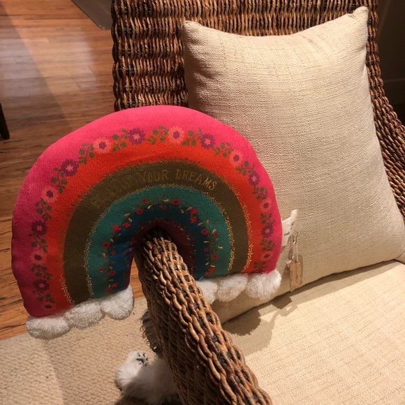 NATURAL LIFE Bedding Natural Life Rainbow Happy Pillow Poshmark